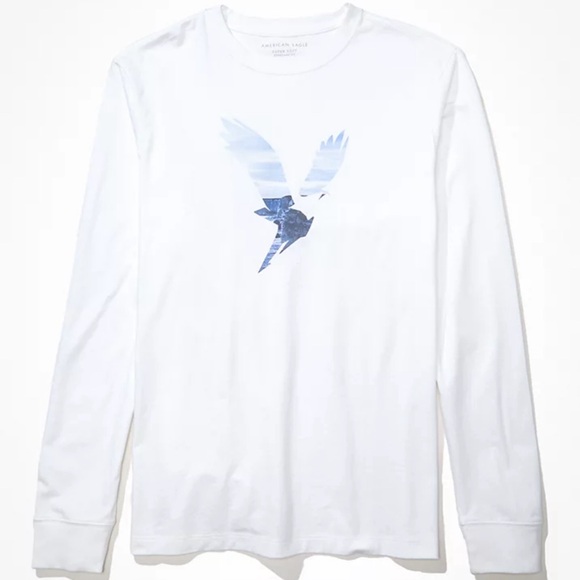 AE Photoreal Graphic Long-Sleeve T-Shirt / Super Soft Standard Fit / Size S - Picture 2 of 3